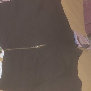 High waisted blk shorts